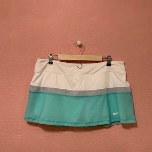Blue and white Nike tennis XL skirt
